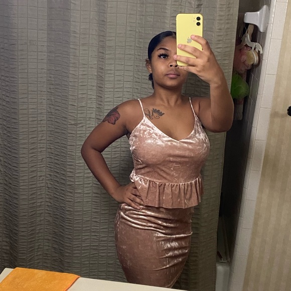 Suede light pink dress💗🌸 - Picture 6 of 6